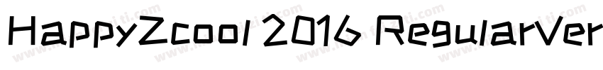 HappyZcool 2016 RegularVersion 31字体转换